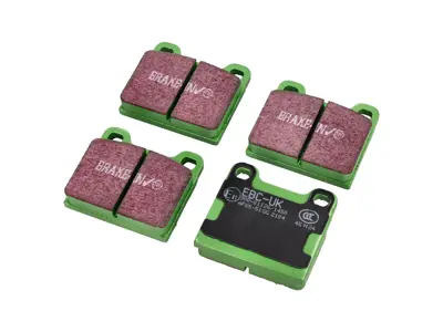 EBC GROEN Remblokken. Porsche 911 / 912 / 914 / 924 - 91135295006, 91135295004, 94435195100, 91135295007 - DP2104