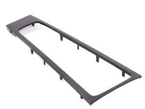 Cornice console centrale, fibra di carbonio. Porsche 991.1/991.2 - I124