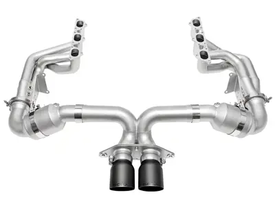 SOUL Catted Race Exhaust System. Porsche 992 GT3 / GT3 RS - 0PB254400F, 0PB254400E, 0PB254450F, 0PB254450E, 9GT251052F, 9GT251052G, 9GT251052D, 9GT251052H - POR.992GT3.RES