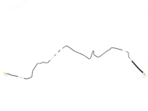 Línea de presión de la dirección asistida, Centro. Porsche 997.1 - 99734744503, 99734744502