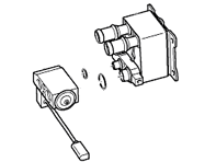 带膨胀阀的蒸发器，适用于混合电池。保时捷 Panamera 970 MKII - 97057348100, 351008511, 70817003, 8FR 351 008-511