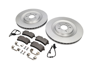 Achterremschijf Ø: 356 mm en remblokkenpakket Porsche Macan Turbo - 95B615601D, PAB615121, 95B698451L