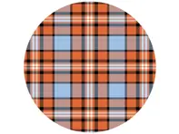 SOLM (Racing Reverse) polyviscose tartan fabric, inspiration: Le Mans, Ford GT, Porsche 917, Steve McQueen