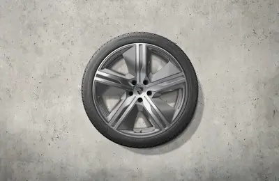 22" Macan Exklusiv-Design Winter-Radsatz, platinsilber. Porsche Macan-e - 95C044600M