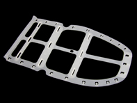 Support de cadre de dossier de siège. Porsche 986 Boxster / 996 - 99652155101, 99652155100