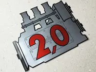 Rear Window 2.0L Engine Sticker for Porsche 911 - 91170110200