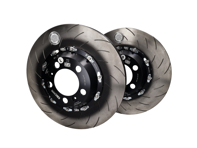 EBC Racing 两件式浮动前槽制动盘适用于保时捷 991 GT3 - 99135140581, 99135140681, 99135140682 - SG2F019