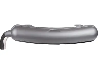 Silenciador de escape / caja trasera del silenciador Salida única. Con aprobación TÜV/EEC Porsche 911 1974-89 - 92.511, 92.511S, 1620603500, 91111102501 - 1620605400