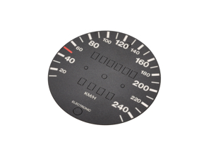 Speedo Scale For Conversion From Miles To Km/H Mech. Porsche 911 1975-83 - 93064153300 - 911886-03