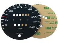 Speedo Scale For Conversion From Miles To Km/H Mech. Porsche 911 1975-83 - 93064153300 - 911886-03