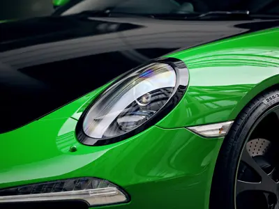TechArt 头灯饰件。保时捷 991 - 091.100.200.009