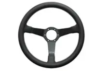 Volante Piel Flor Eau Rouge con costuras paralelas o cruzadas 350mm. Porsche 911 / 964 / 993 / 924 / 944 / 968 / 928 - 74112, 74113