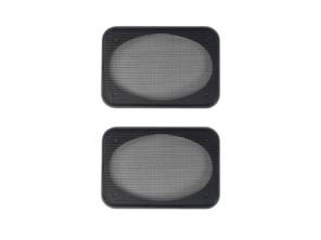 Speaker Grille Pair, Black. Porsche 944 / 911 / 964 / 993 - 94455514901, 94455514900, 9445551490001C