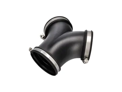 Air intake distributor tube. Porsche 970 Panamera V8 - 97011014003, 97011014002