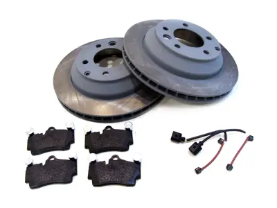Disque et plaquettes de frein arrière voitures avec un minimum de roues de 19" Taycan Turbo 9J1 - 9J1615602, 9J1615601, 9J1698451F, 971907637A