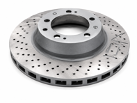 Brake disc rotor, Rear. Porsche 993 (OE Part No 99335204500 / 99335204600) - 99335204500, 99335204600, 16521, 16522