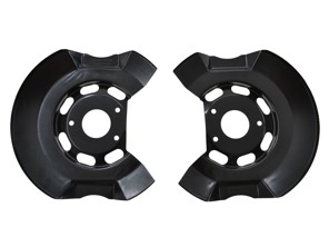 Brake disc cover plates Set of 2 FRONT. Porsche 911 / 930 / 914 - 90135180117, 901.351.801.17, 901 351 801 17, 91435180100, 914.351.801.00, 914 351 801 00 - 1664200200