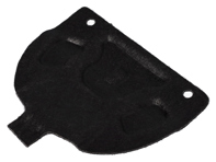 Bodemrailafdekking vooraan. Porsche 95B Macan - 95B825271A, 95B825271