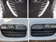 前保险杠散热器和侧通风网套件保时捷 987.1 Boxster