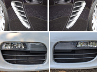 前保险杠散热器和侧通风网套件保时捷 987.1 Boxster