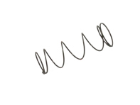 门把手锁芯压力弹簧。保时捷 356B / 356C - 64453160501 - 10506135446