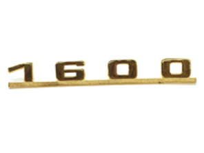 Hinteres Abzeichen '1600', Gold. Porsche 356 - 64455931100