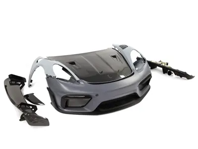 Porsche 718 Upgrade to Porsche 718 GT4 RS look complete body kit - 9GT823033BA3G, 9GT821103G2X, 9GT821104G2X, 9GT860126DOK1, 9GT860126EOK1, 982898041M, 982807543EOK1