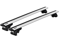 Thule Evo 127 Système de barres de toit en aluminium pour Porsche 955 / 957 Cayenne 2002-09 - 711300, 710400