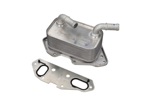 Refroidisseur d'huile moteur. Porsche 958 Cayenne hybride / 970 Panamera hybride - 95810727101, 95810727100 - CLC223000S, 7.09269.58.0