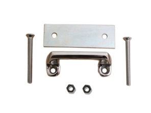 Attache de sangle de bagage chromée. Porsche 356 - 64402517200, 644-025-172-00-SIC - 1689812000