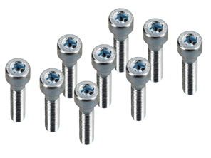 Clutch bolt kit, SET OF 9. Porsche 911 1970-86 / 930 1975-77 - 90006709003, 90006709002, 99951000802