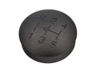 Inserto de pomo de cambio de marchas, aleación grabada, negro. Porsche 928/924 Turbo - 928424073031AJ - GI928