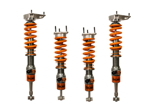 Advanced trackday coilover adjustable suspension set (without springs) Ohlins TTX. Porsche 992 GT3 - POVMW00 - POV MW00