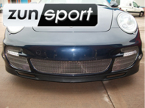Voorbumper RVS Grillset ZunSport. Porsche 997Turbo