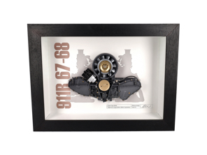 发动机 911 R 模型剖面图保时捷艺术 - 盒式框架 1:4 比例