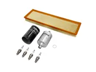 Engine Service Kit - Air/Fuel/Oil Filters, Spark Plugs & More - for Porsche 944 S 2.5L 1987-1988 - 94410093002, 94410720103, 94410720111, 92811025304, 92811025307, 94411018800, 90012311830, 99917015690