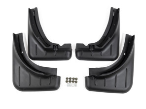 Mud flap kit front and rear. Porsche 9YA Cayenne