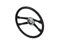 Lederen stuurwiel 400mm. Porsche 911 68-73 - 90134708110, 1645500100, 90234708271/1, 90234708271