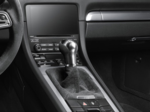 Gearshift lever in Black Alcantara. Porsche 718 Boxster / Cayman - 982711141BT2W0, 982711141N2W0