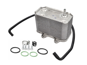 发动机散热器油冷却器套件。保时捷 996 / 997 - 99610702557, 99610702559, 99610702556 - URO-013524, CLC39000P, V45-60-0002, 176030N, 74003063, PR3063, 8MO376726111, 90938, 104792, D4N005TT, V45600002, 835002