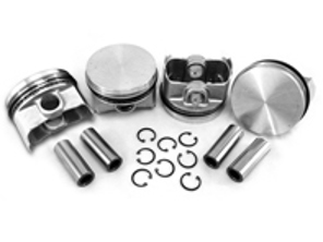 Jeu de pistons, dessus plat 96x66mm. Porsche 914 - VW9600T4S66P
