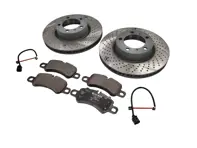 Kit plaquettes et disques de frein avant. Porsche 992.1 C2 / C4 2019-2024 - 992698151G, 9P1615301A, 9P1615302A, 9P1907253