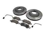 Kit plaquettes et disques de frein avant. Porsche 992.1 C2 / C4 2019-2024 - 992698151G, 992615301, 992615302, 9P1907253