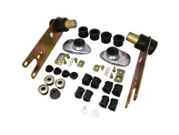 Kit de reconstrucción de suspensión utilizando casquillos de apuntalamiento estándar. Porsche 911 turbo 1975 - 1976 - 91134101800, 91134379203, 90133105900, 91133379302, 91133379305, 93034190100, 93034190200, 90133300301, 90133300309, 91133352100, 90134378200, 91150193300, 91150193400, 99952310301, 90006706302, 90006706303