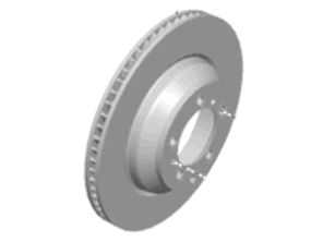 Disco freno anteriore Ø:360mm Porsche (9J1) Taycan / 9YA Cayenne (SPORT COAT Z) - 9J1615302A, 9Y0615301A, 9Y0615302A, 9J1615301A, 460.4553.52, 460.4554.52 - 460.4553.52, 460.4554.52