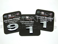 1 2 3 4 5 6 7 8 9 0 - Chiffres chromés