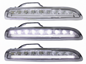 2005-08 年保时捷 Boxster 987 专用 LED 日间行车灯 (DRL) - 98763108105, 98763108205, 98763108102, 98763108202, 98763108104, 98763108204
