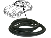 Gummidichtung Frontscheibe. Porsche 911 / 964 - 96454122500, 96454122501 - 1685900500, 911618-01