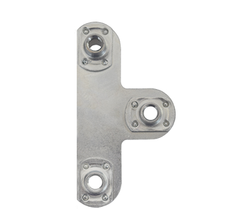 Deurslotplaat met schroefdraad Porsche 356 T2 - 64453171001
