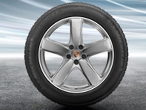19' Macan Sport Classic Alloy Wheels & Winter Tyres Original Porsche - 95B044630D, 95B044640D